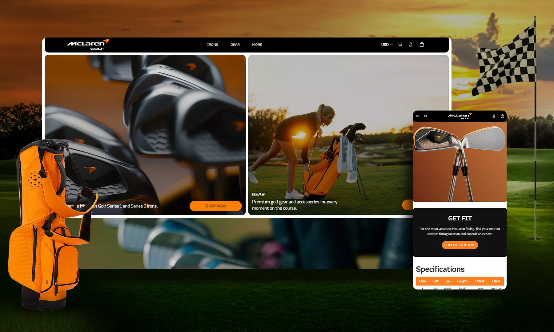 McLaren Golf Showcase