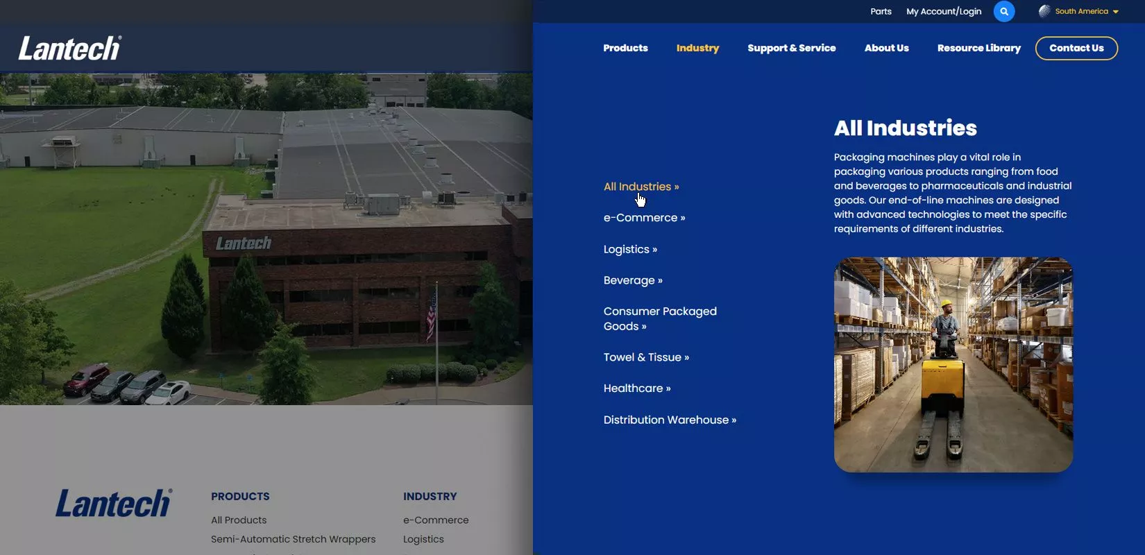 Lantech Full Width Overview Showcase