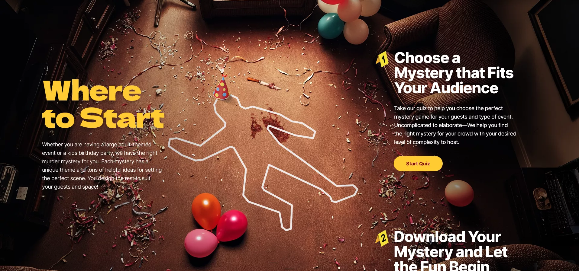 Night of Mystery Where to Start Showcase Banner