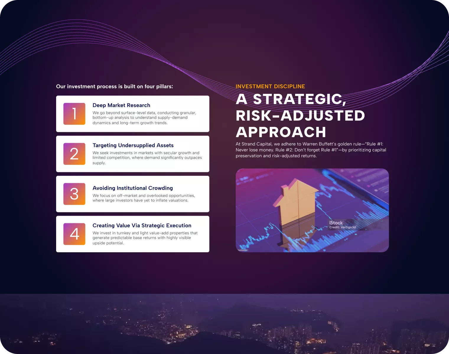 Strand Capital Investment Strategy Interface