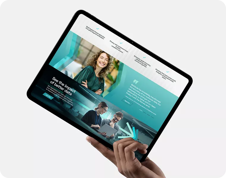 Webbula Tablet Showcase