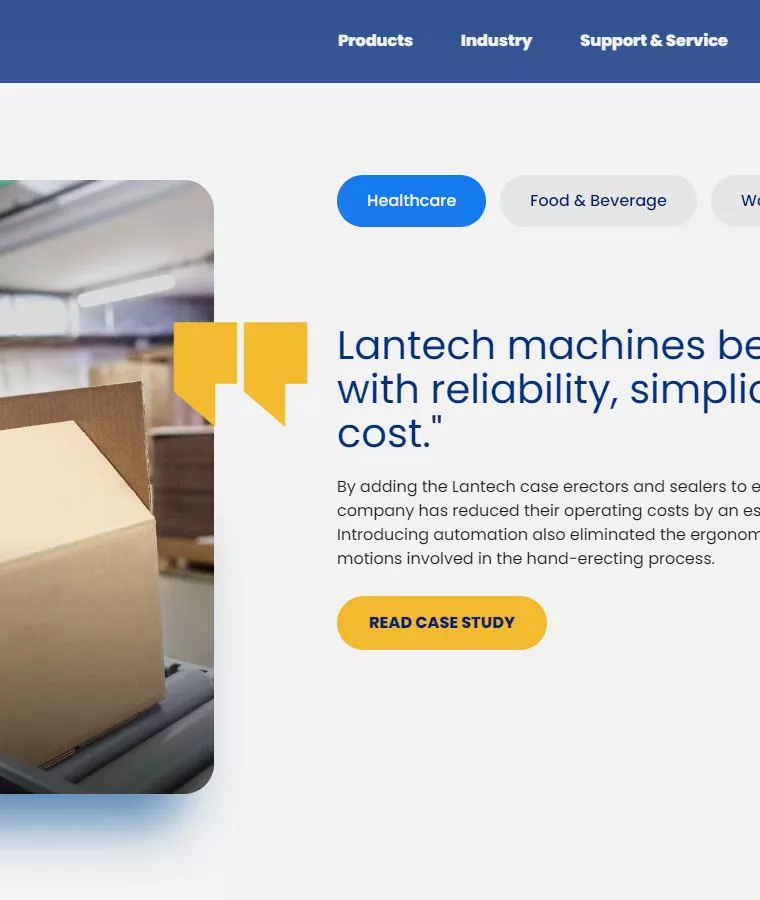 Lantech Mobile Platform View