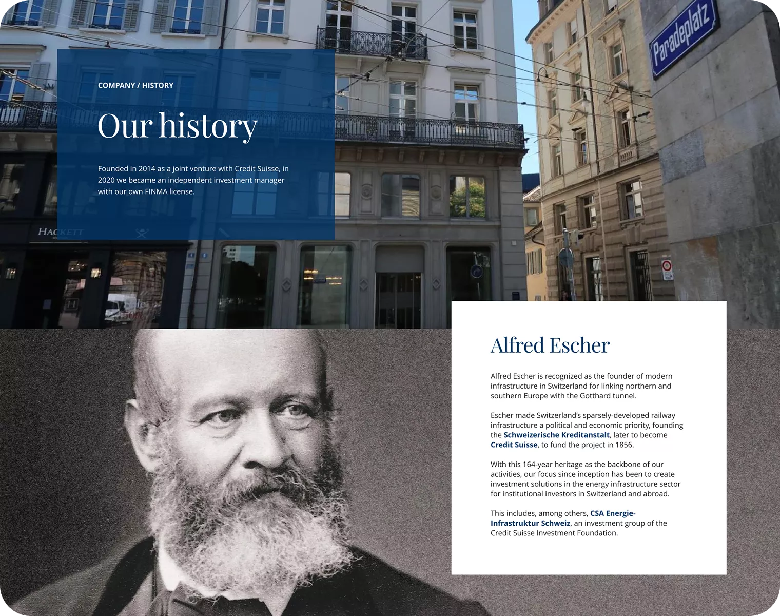 EIP History & Helvetia Concept