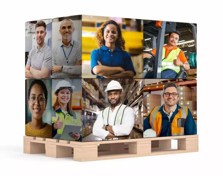 Lantech Industrial Team Pallet Graphic