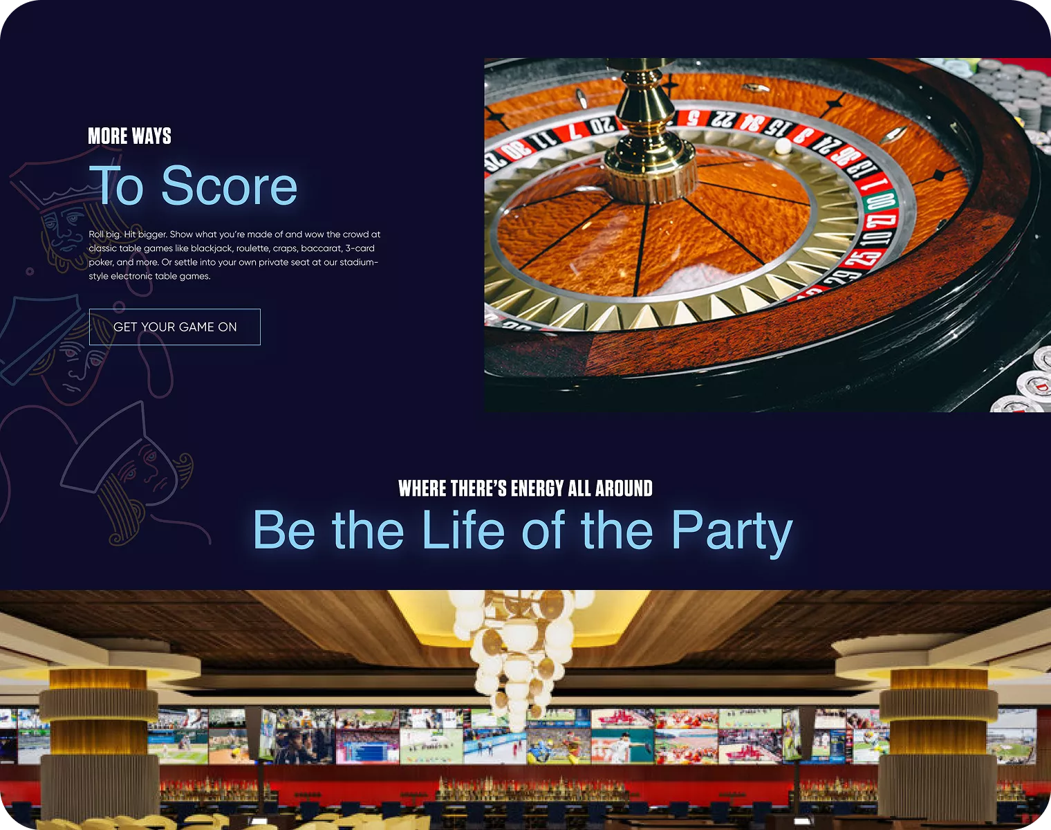 Circa Casino Games Interface