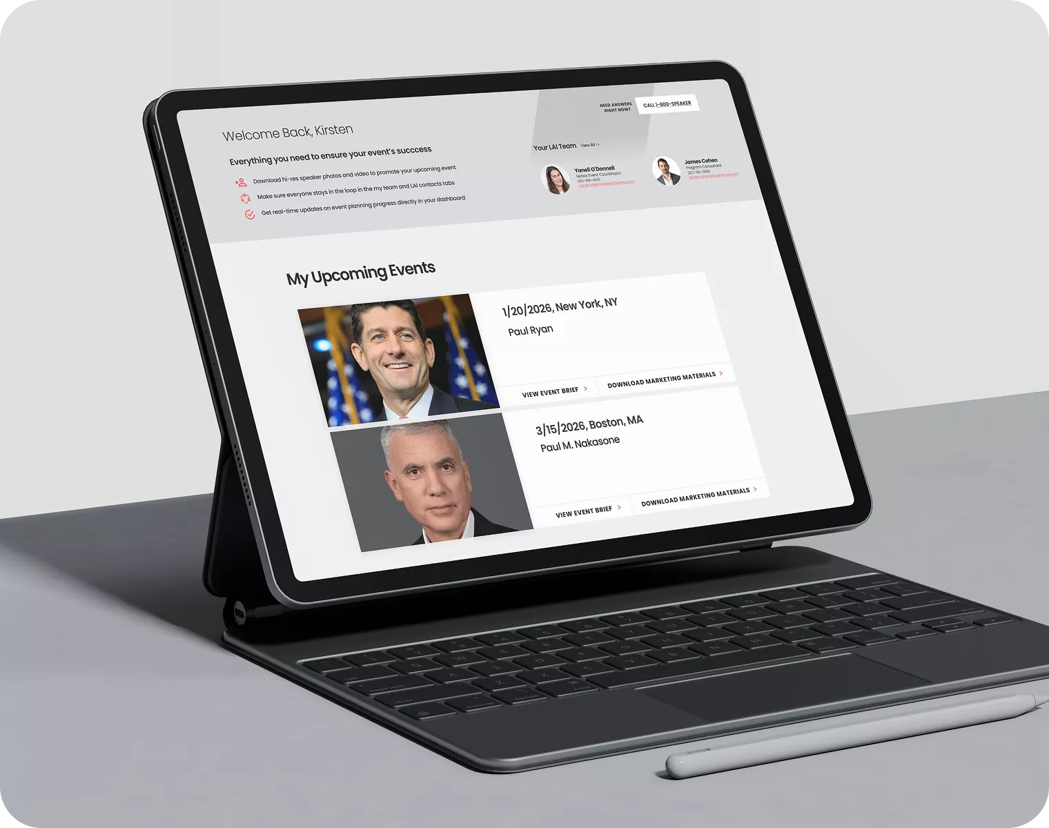 LAI Tablet Experience