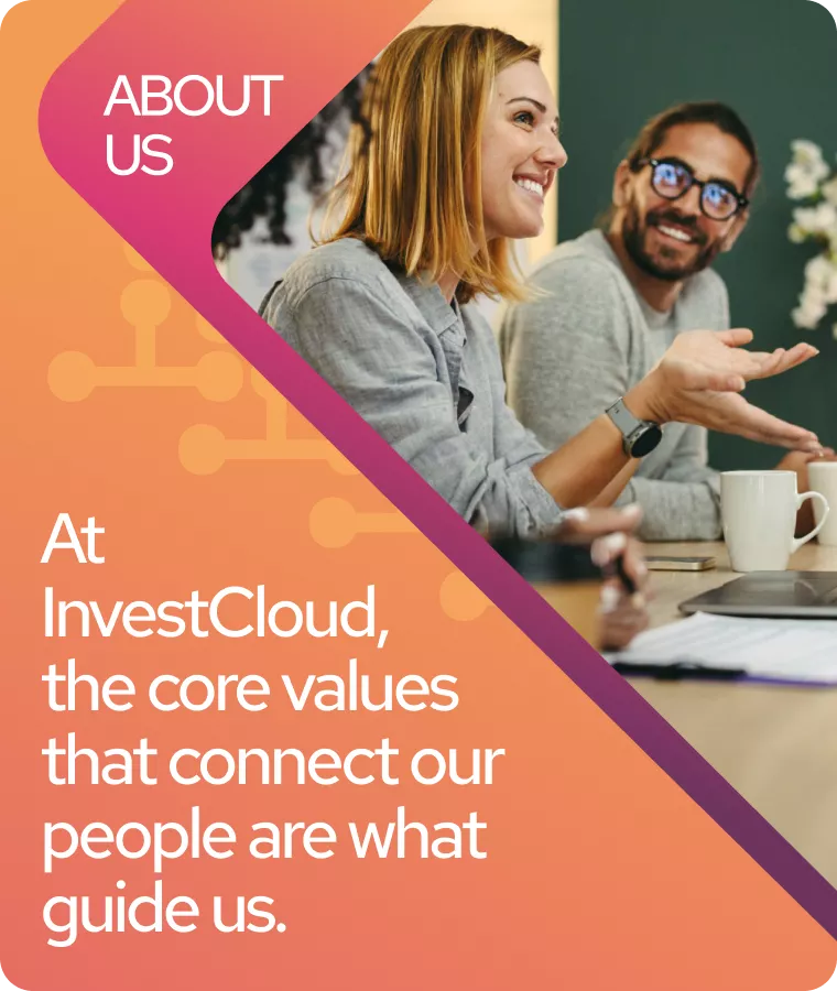 InvestCloud About Us Values Graphic
