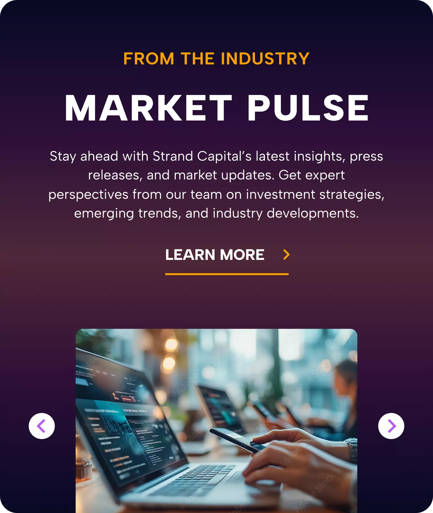 Strand Capital Market Pulse Showcase
