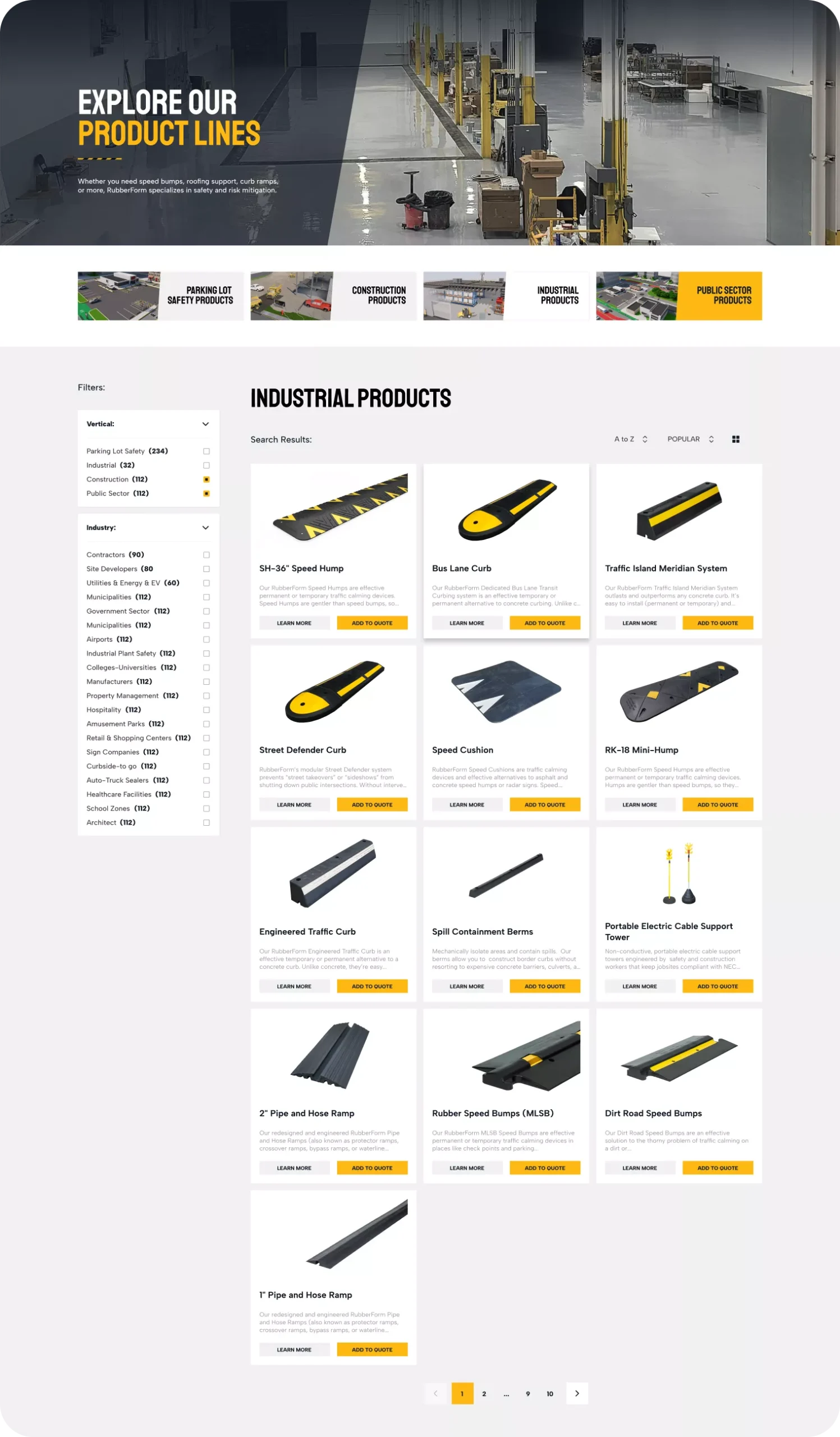 RubberForm Industrial Products Showcase