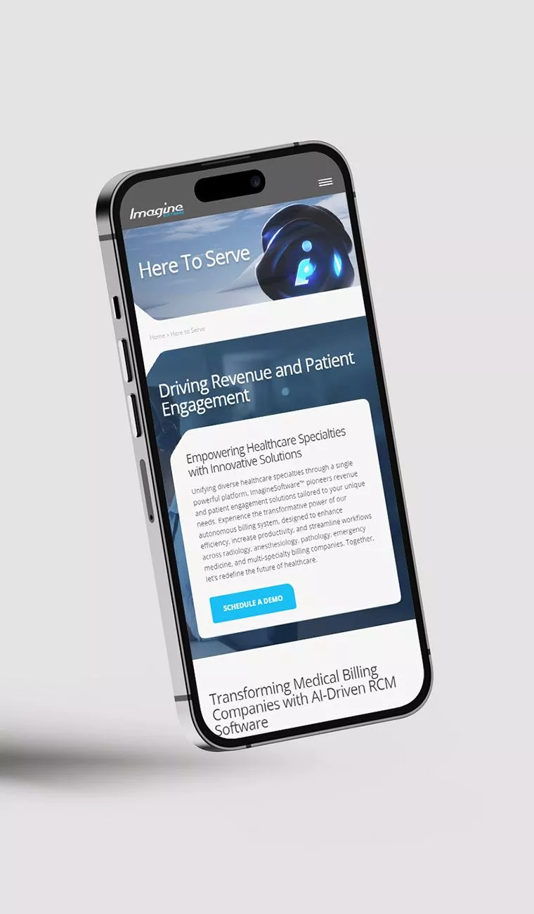 Imagine Software Mobile Interface Showcase