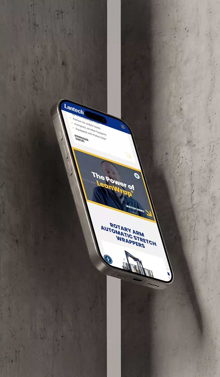 Lantech Mobile UX Design Showcase