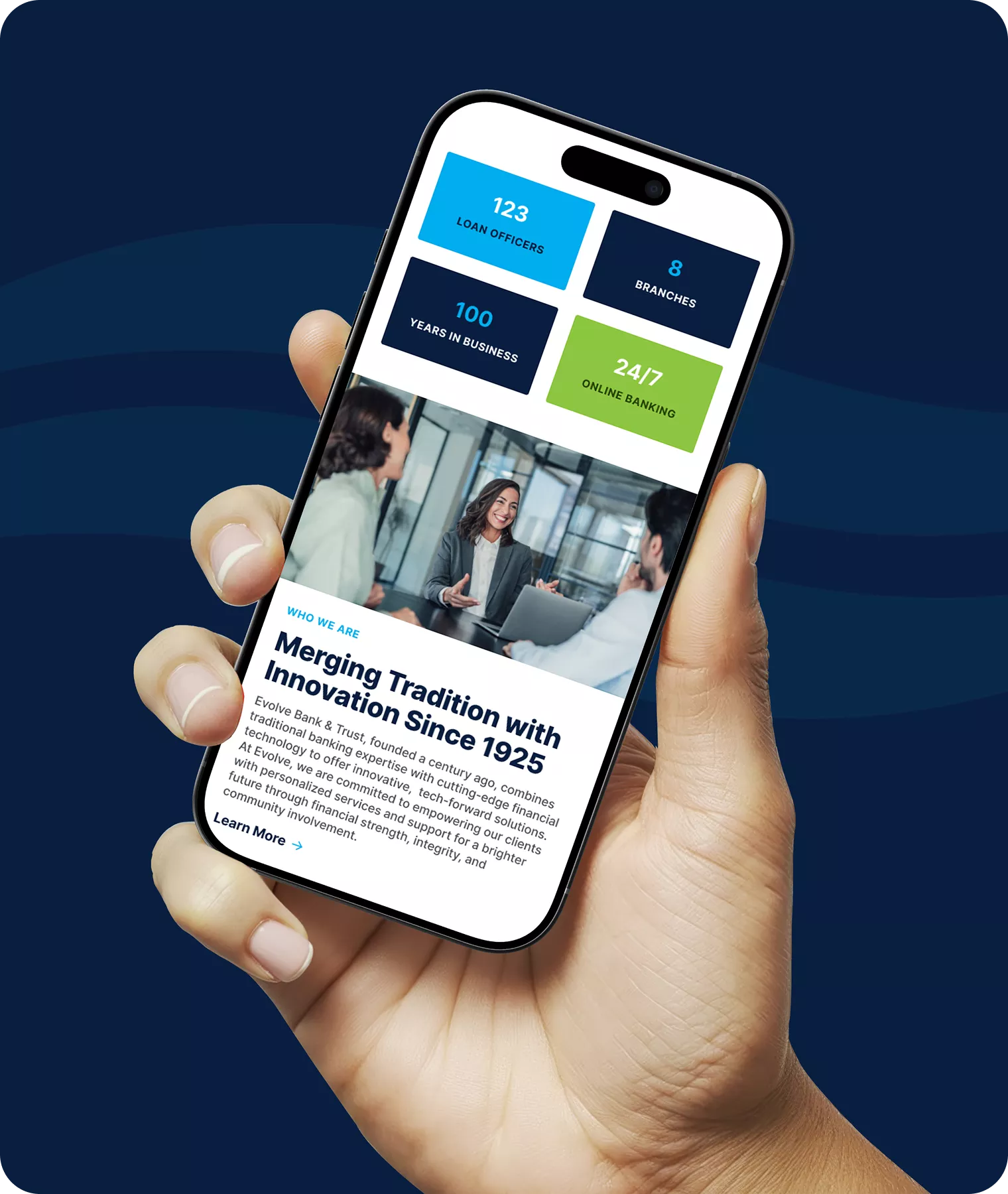 Evolve Mobile Web Experience Showcase