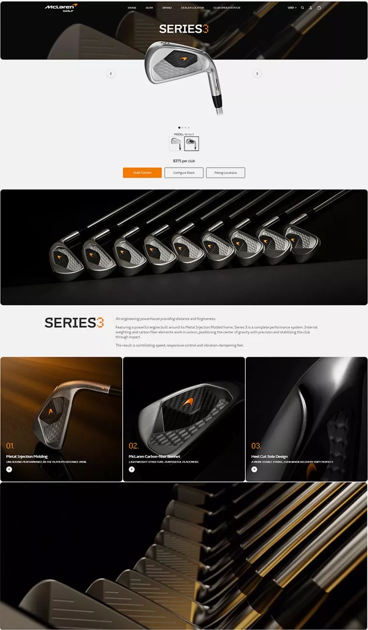 McLaren Series 3 Custom Interface Showcase