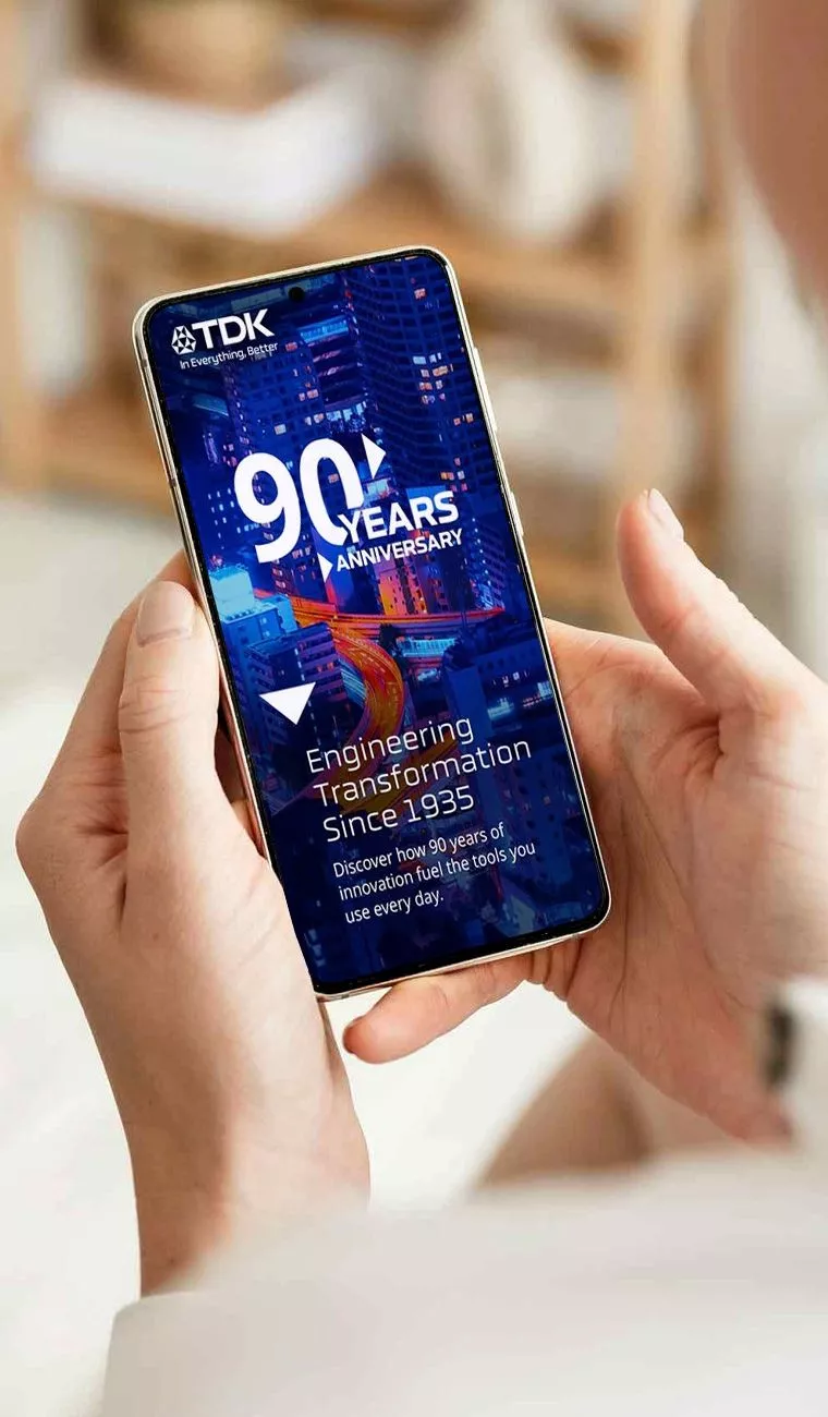 TDK 90 Years Anniversary Mobile Experience